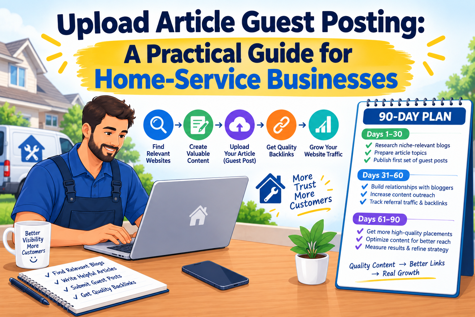 Upload Article Guest Posting: A Practical Guide for Home-Service Businesses